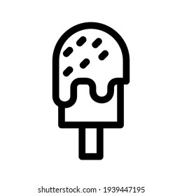ice cream icon or logo isolated sign symbol vector illustration - high quality black style vector icons
