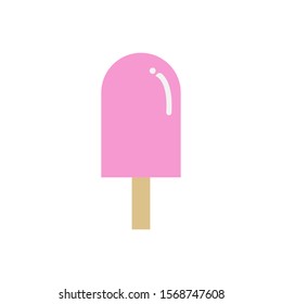 Ice Cream icon. Ice Cream Logo. Sweet Symbol. Vector Illustration.