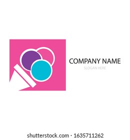 ice cream icon logo vector