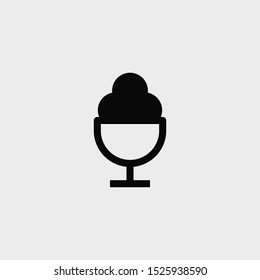 Ice cream icon. New trendy vector illustration symbol