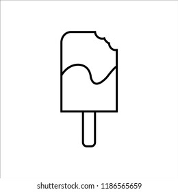 ice cream icon, outline