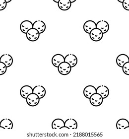 ice cream icon pattern. Seamless ice cream pattern on white background.