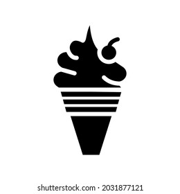 Ice cream icon Royalty free vector design illustration