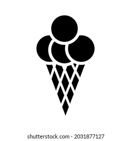 Ice cream icon Royalty free vector design illustration