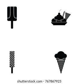 ice cream icon set