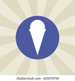 ice cream icon. sign design. background