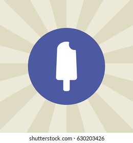 ice cream icon. sign design. background