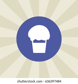 ice cream icon. sign design. background