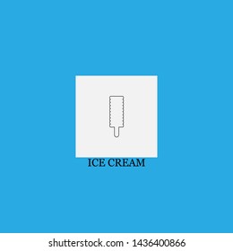ice cream icon sign signifier vector