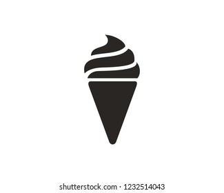 Ice cream icon sign symbol