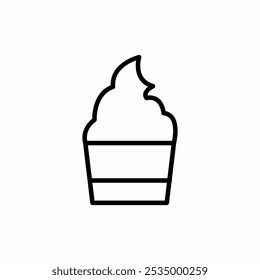 ice cream icon sign vector