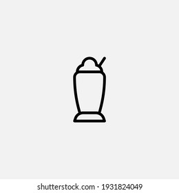 Ice cream icon sign vector,Symbol, logo illustration for web and mobile