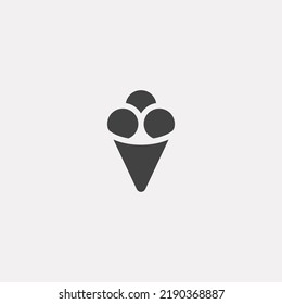 Ice cream icon sign vector,Symbol, logo illustration for web and mobile