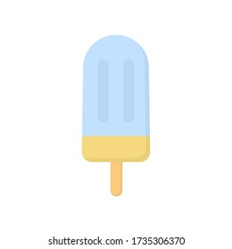 Ice cream icon simple design flat style