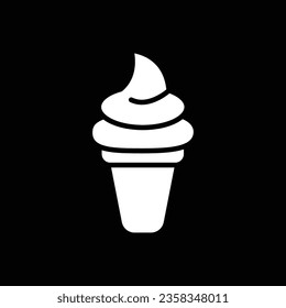 ice cream icon simple design art eps 10