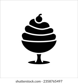 ice cream icon simple design art eps 10