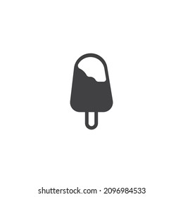 ice cream icon simple flat design