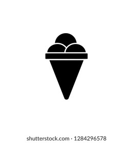 ice cream icon. Simple glyph vector of universal set icons for UI and UX, website or mobile application
