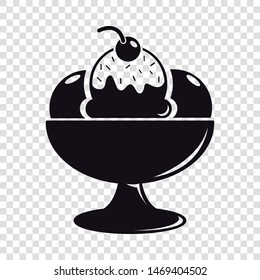 Ice cream icon. Simple illustration of ice cream vector icon for web