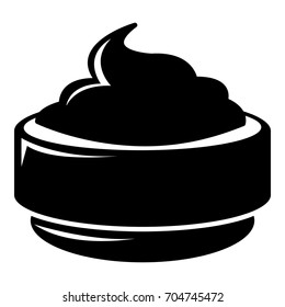 Ice cream icon. Simple illustration of ice cream vector icon for web