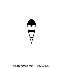 Ice cream icon. Simple style ice cream shop big sale poster background symbol. Ice cream brand logo design element. Ice cream t-shirt printing. vector for sticker.