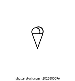 Icono Ice Cream ilustración simple vector perfecta