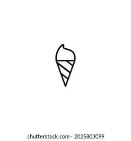 Ice Cream icon simple vector perfect illustration