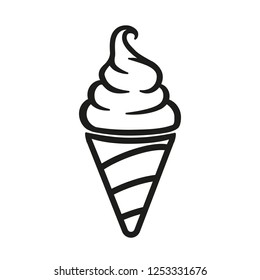 Ice cream icon – for stock