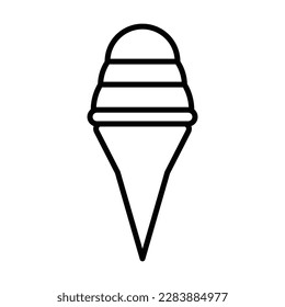ice cream icon, sweet vector, frozen illustration