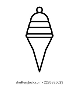 ice cream icon, sweet vector, frozen illustration