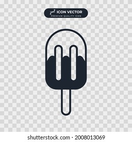 ice cream icon symbol template for graphic and web design collection logo vector illustration