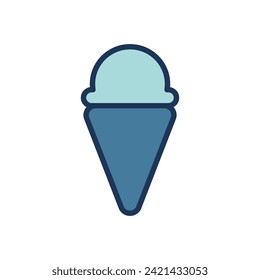 ice cream icon symbol vector template