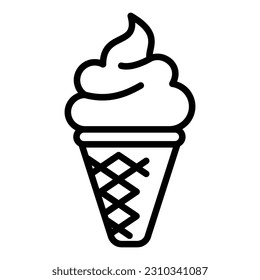 plantilla de icono de helado con fondo transparente