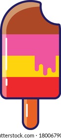 ice cream icon usable for food or brand 
