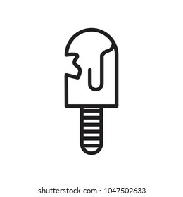 ice cream icon vector