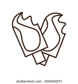 ice cream icon vector