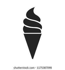 Ice cream icon – vector