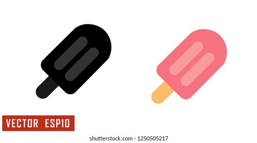 Ice cream icon vector.