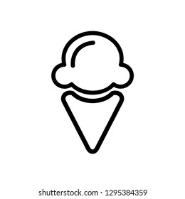 Ice cream icon vector