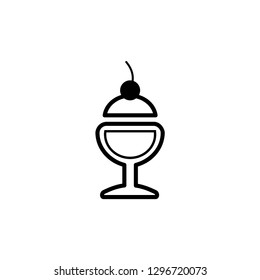 Ice cream icon vector