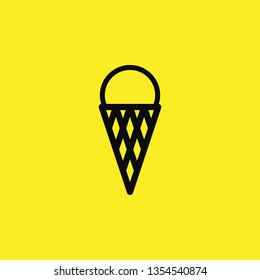 ice cream icon vector