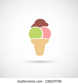 Ice Cream icon vector