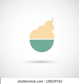 Ice Cream Icon Vector