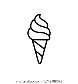 Ice Cream Icon / Vector