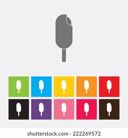 Ice cream icon - Vector
