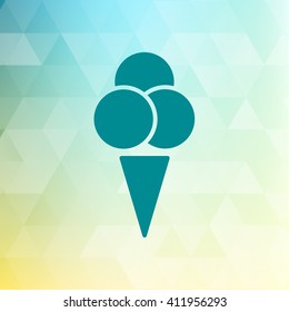 ice cream icon vector