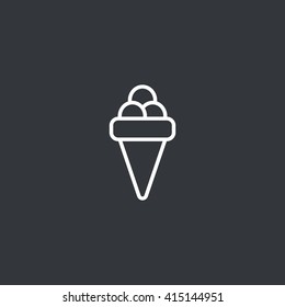 Ice cream Icon Vector