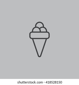 Ice cream Icon Vector