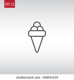 Ice cream Icon Vector