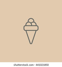 Ice cream Icon Vector